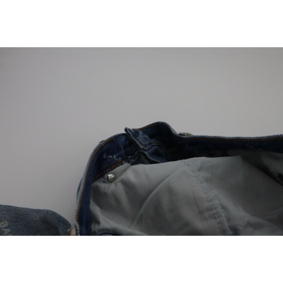 Vintage Balenciaga Denim Jeans Sz 30 Button Fly Y2K Straight Faded High Waist - Picture 5 of 16